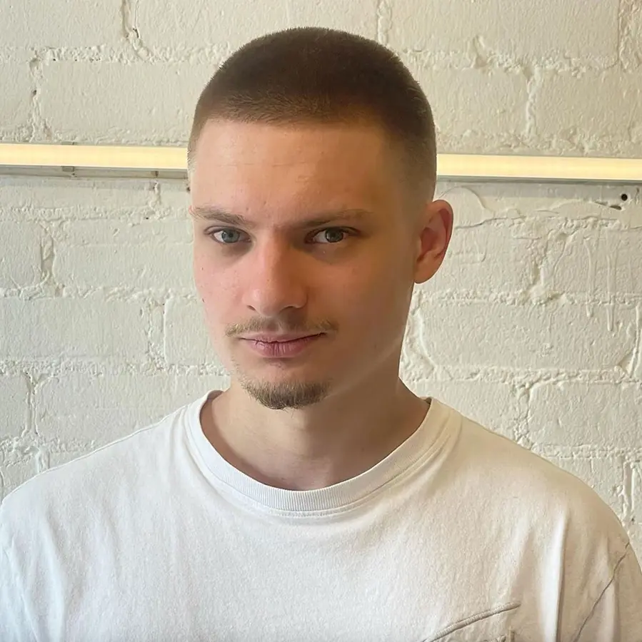 Buzzcut short summer haircut by George at ESHK Hair Toronto